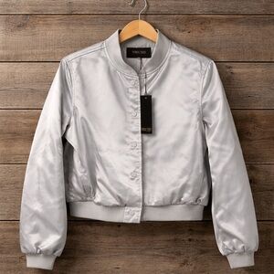 Truth Women's Silver Bomber Jacket
